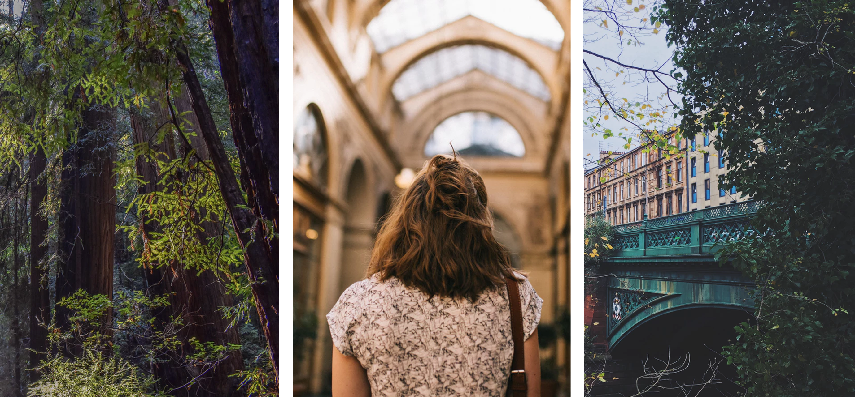 Glasgow and Mill Run. Images: Unsplash 